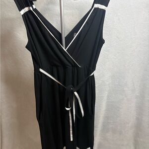 Converse Black Mini Dress with White Trim